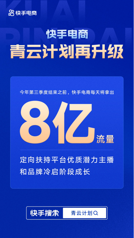 快手電商“青云計劃”再升級，每天8億流量助力商家冷啟260.png